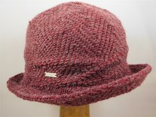 Seeberger Cloche Boucl&eacute; BURGUNDY