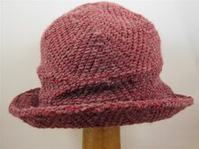 Seeberger Cloche Boucl&eacute; BURGUNDY