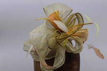 Eigen Atelier Fascinator Uitbundig Ombre Geel