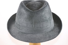 Mida Trilby Corduroy Cotton Black