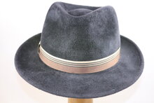 Customized Baldini Trilby Velour Navy