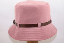 jos van dijck bucket hat ribbel mauve