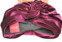 jos van dijck turban velvet burgundy