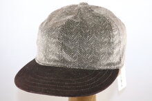 Portaluri Baseballcap kleine klep fluweel Bruin