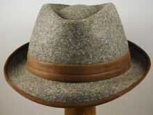 Jos van Dijck Trilby Tweed Bruin Spikkel