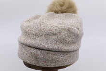 Frasconi Muts Beige Spikkel Pompom