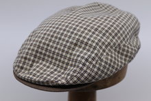 Derby Sport Flat Cap ruit met Bruin contrast