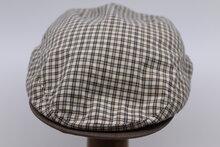 Derby Sport Flat Cap ruit met Bruin contrast