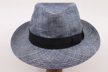 Oliver Sander Fedora Raffia Mix Blauw 