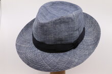 Oliver Sander Fedora Raffia Mix Blauw 