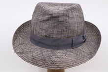 Oliver Sander Fedora Raffia Mix Grey