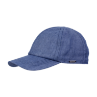 Wigens Baseballcap Linnen  Jeansblauw