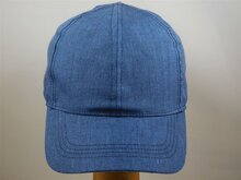 Wigens Baseballcap Linnen  Jeansblauw