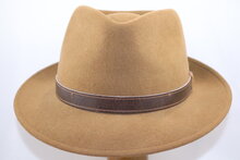 mayser denver outdoor crushable woolfelt trilby camel bruin