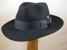 mayser fedora atos haarvilt navy 