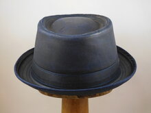 Stetson Pork Pie Waxed cotton Donkerblauw