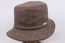 Seeberger Buckethat Geruit Nutria