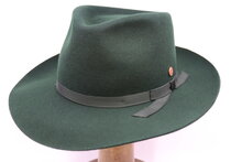 Mayser fedora Wool felt Bottle Green