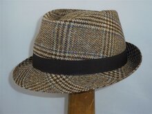 Mida Trilby Tweed Gemeleerd Beige