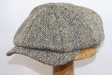 Wigens Newsboy Classic Cap Harris Tweed Grey