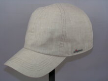 wigens bernt baseball cap linnen beige