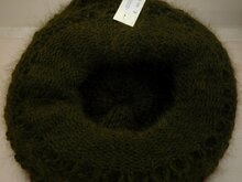 Frasconi Angora Merino Nylon Dubbelgebreide Muts Groen