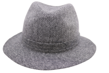 Jos van Dijck Fedora Tricolor Grijs