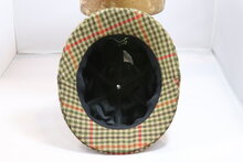 City Sport Tweed Deerstalker Scheerwol Pied de Poule Groen Rood