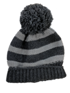 bedacht wool cashmere beanie pompom anthracite