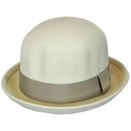 brixton women pack bowler hat ivory