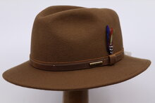  stetson traveller woolfelt outdoor bark brown