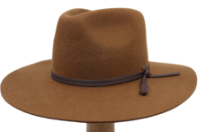 brixton cohen cowboy wool felt  coffee