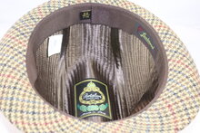 Portaluri Trilby tweedhoed ruit Goud Beige