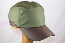 Wigens Baseballcap Wax met oorkleppen Olive