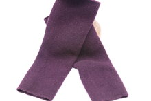 kopka armwarmers wol aubergine