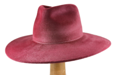 weba hats fedora 9100 velourvilt bordeaux