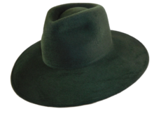 weba hats fedora 9100 velourvilt flessengroen