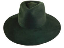 weba hats fedora 9100 velourvilt flessengroen