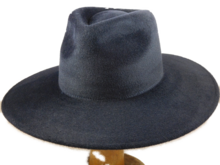 weba hats fedora 9100 velourvilt marine blauw