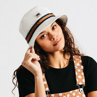 brixton alton bucket hat off white