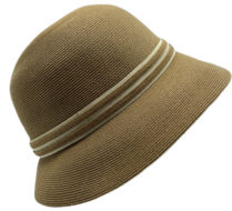 bronte cloche zomerhoed diana cellulose camel