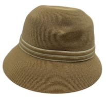 bronte cloche zomerhoed diana cellulose camel