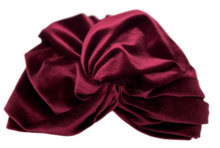 bronte turban velvet fluweel  dark berry