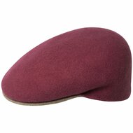 kangol flatcap 504s wool red velvet