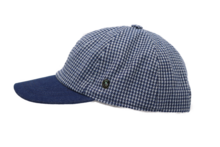 city sport baseball cap zijde blauw wit dots