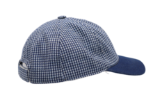 city sport baseball cap zijde blauw wit dots