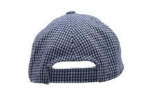 city sport baseball cap zijde blauw wit dots