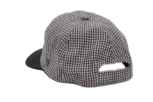 city sport baseball cap zijde zwart grijs dots