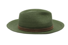 mayser fedora mathis raffia bandstro groen