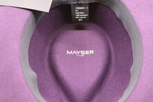 Mayser Fedora Ari Woolfelt Aubergine